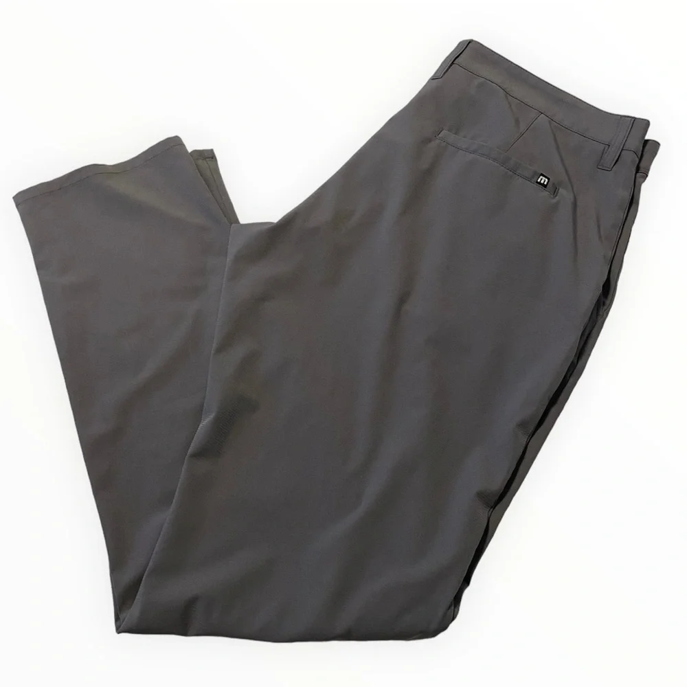 Travis Mathew Golf Pants Lot of 2 Black & Grey Lightweight Men’s Size 36 - Picture 1 of 10